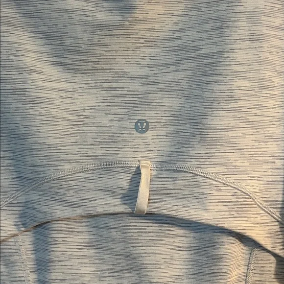 Lululemon Define jacket- white/ Light Gray Striped - Picture 4 of 8